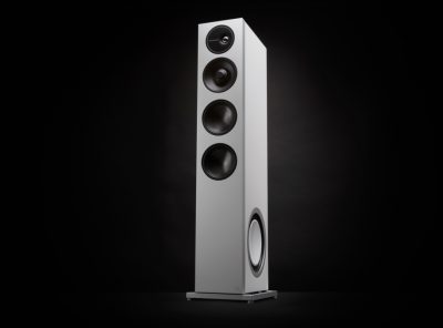 Definitive Technology Demand Series High-Performance 3-Way Tower Speaker With 10 Inch Passive Bass Radiators - D17 Right (W)
