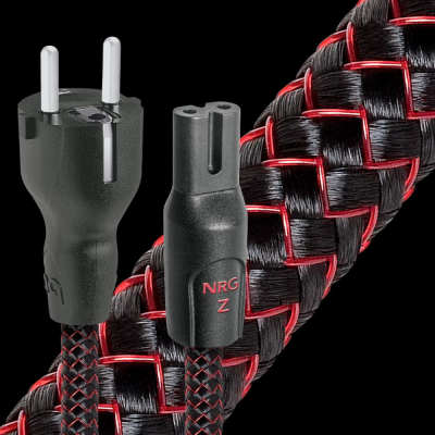 Audioquest NRG Series 2 Meter Low-Distortion 2-Pole AC Power Cable - NRG-Z2 2M