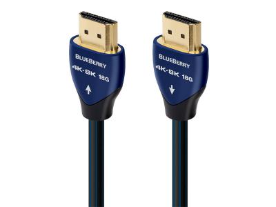 Audioquest 1m Blueberry 18 4K-8K High Speed HDMI Cable - HDM18BLUE100