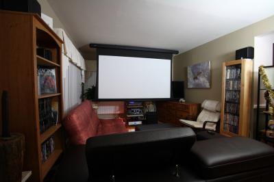 EluneVision 120" 16:9 Reference 4K Tab-Tension Motorized Screen - EV-T3-120-1.0