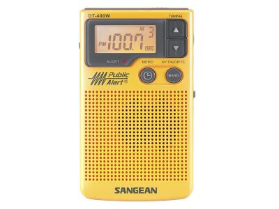 Sangean AM / FM Digital Pocket Radio With Weather Alert - DT400W